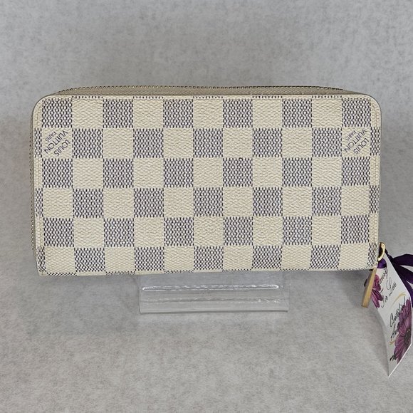 Louis Vuitton Damier Azur Zippy Long Wallet w/ Certificate - Picture 2 of 12